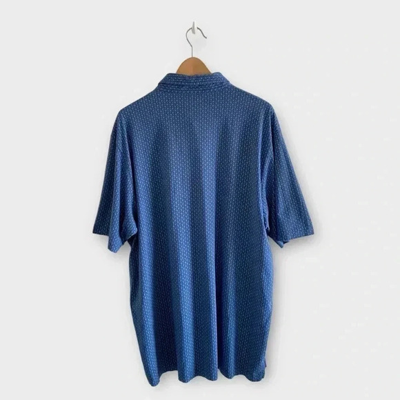 PETER MILLAR 100% Pima Cotton Blue Polo Shirt Sz XXL - Picture 5 of 7